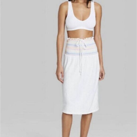 NWT Wild Fable Pink Terry Mini Dress - Picture 7 of 8